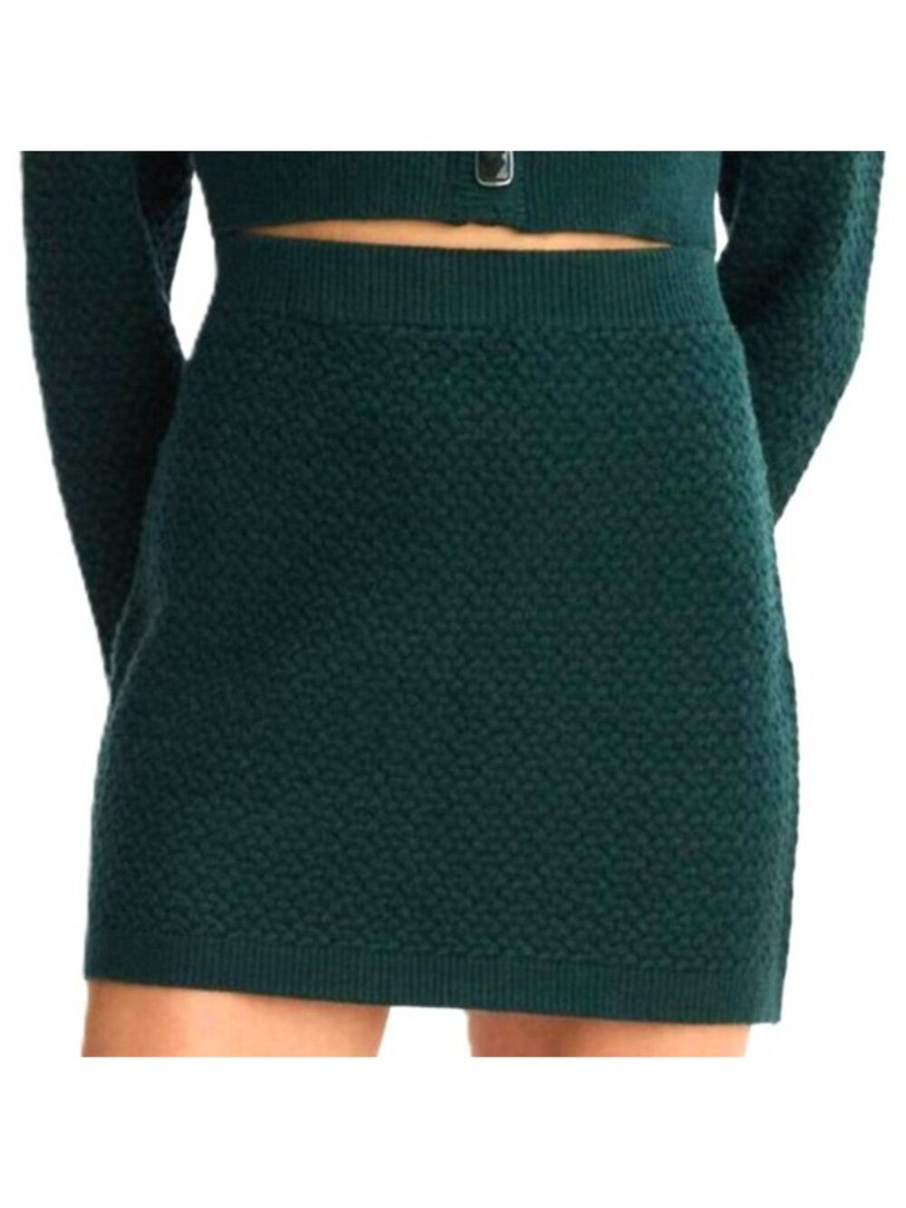 Allison New York Zoya Mini Skirt in Pine Green Size Small New